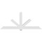Ekena Millwork Kennewick Architectural Grade PVC Gable Bracket, 108"W x 45"H x 6"D x 6"F, 10/12 Pitch GBP108X45X0606KEN00 - alternate 3